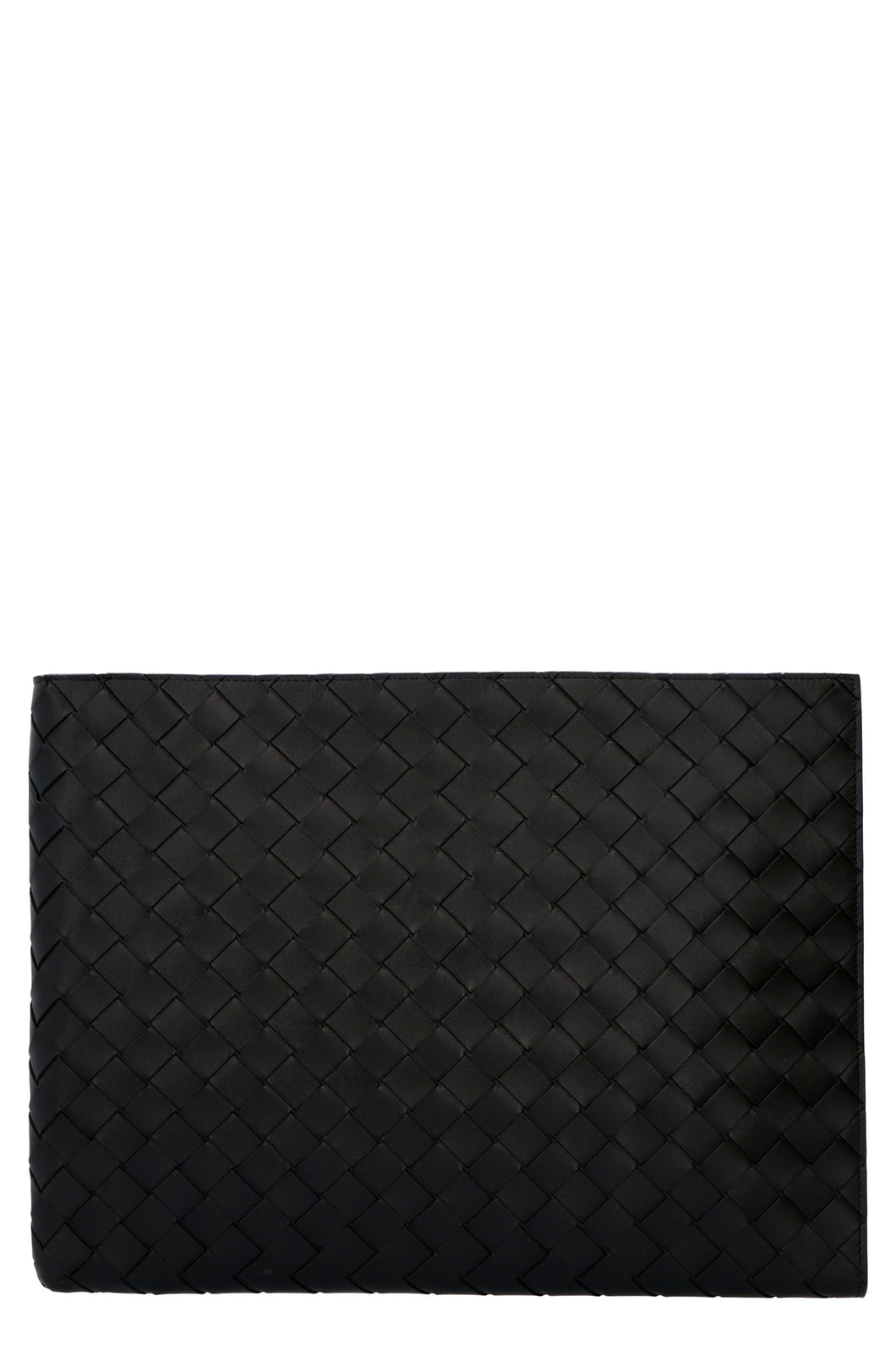 Intrecciato leather briefcase