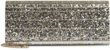 Load image into Gallery viewer, Sweetie glitter box clutch
