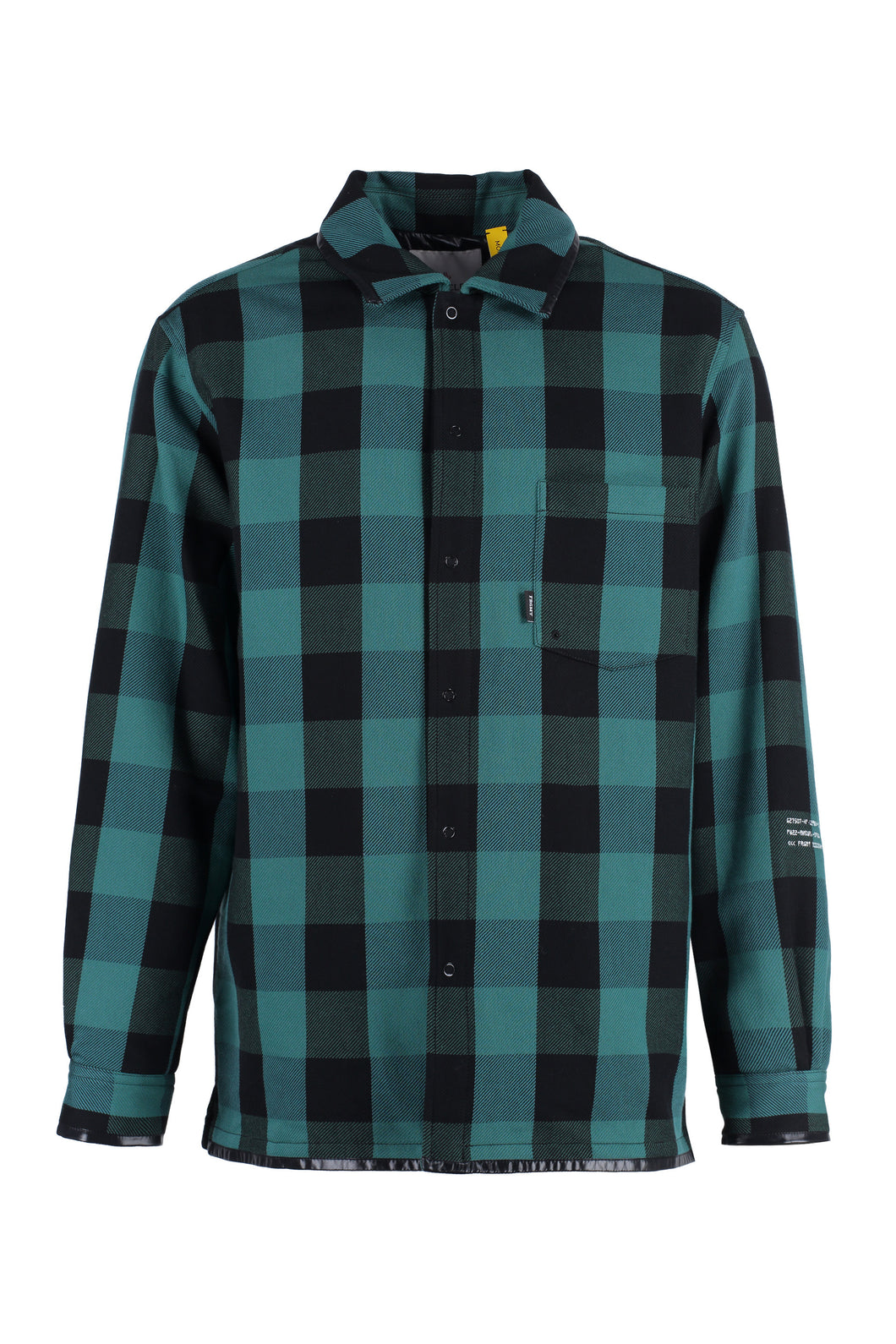 7 Moncler FRGMT Hiroshi Fujiwara - Overshirt Simmon motivo tartan