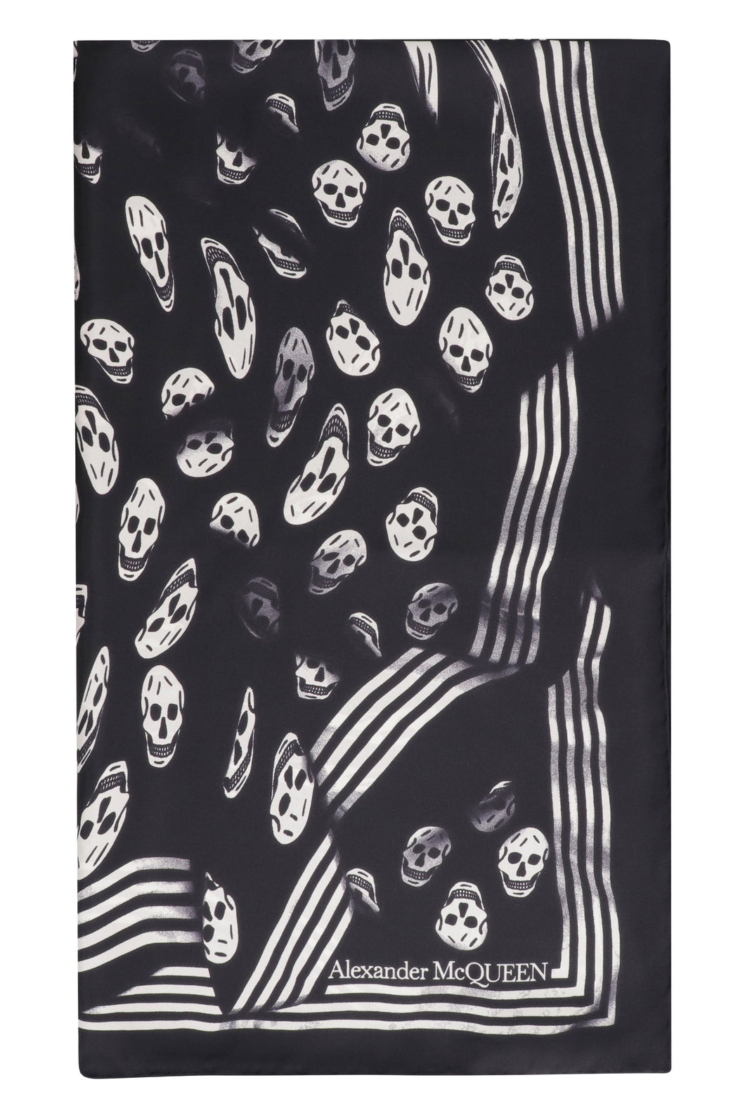 Skull print scarf
