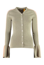 Carica l&#39;immagine nel visualizzatore di Gallery, 2 Moncler 1952 - Cardigan in cotone a costine
